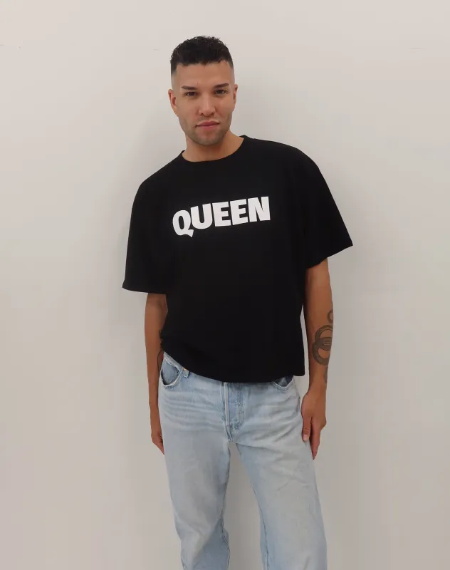 "Queen" Boxy Tee made by Brunette The Label