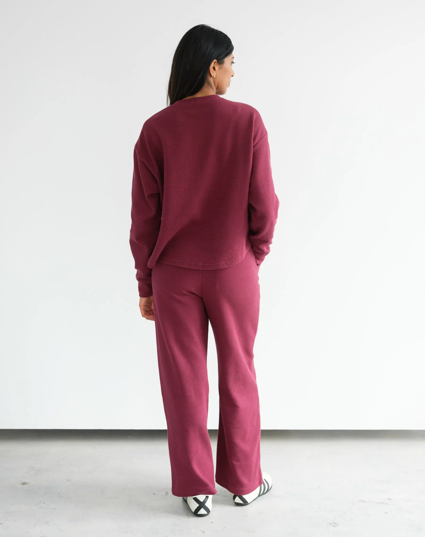 Waffle Henley sold by Brunette The Label product image thumbnail 3