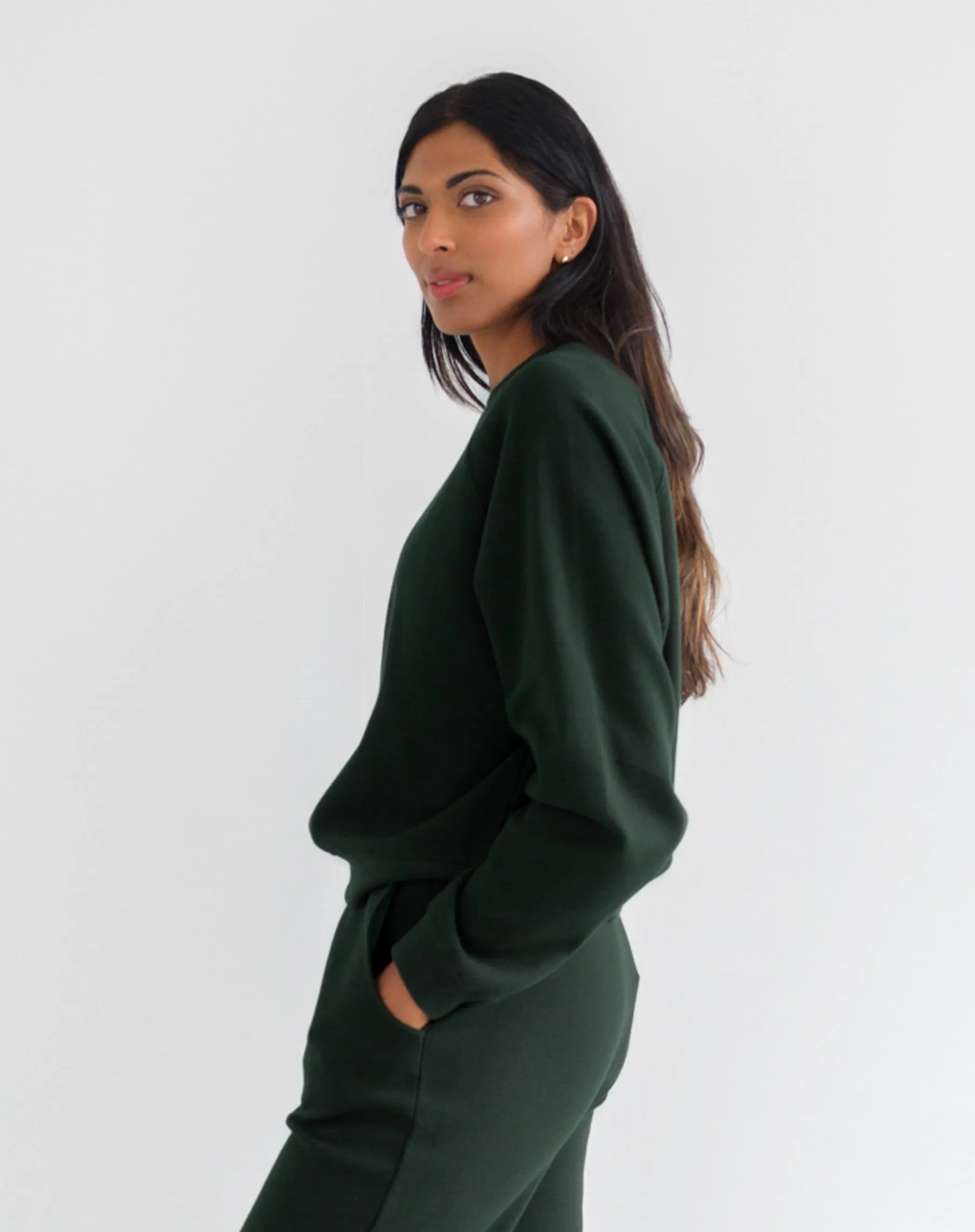 Waffle Raglan Shirt sold by Brunette The Label product image thumbnail 2