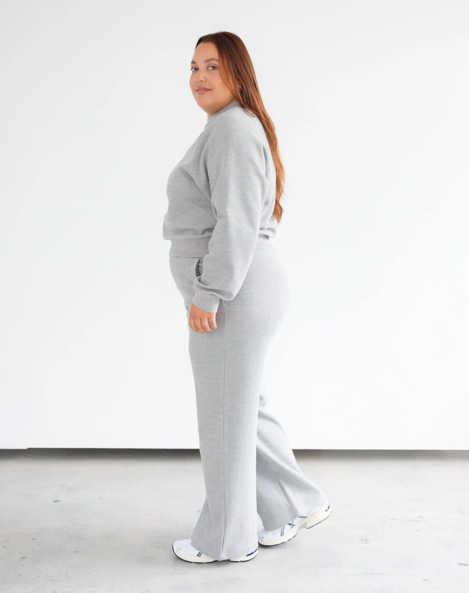 Waffle Raglan Shirt sold by Brunette The Label product image thumbnail 2