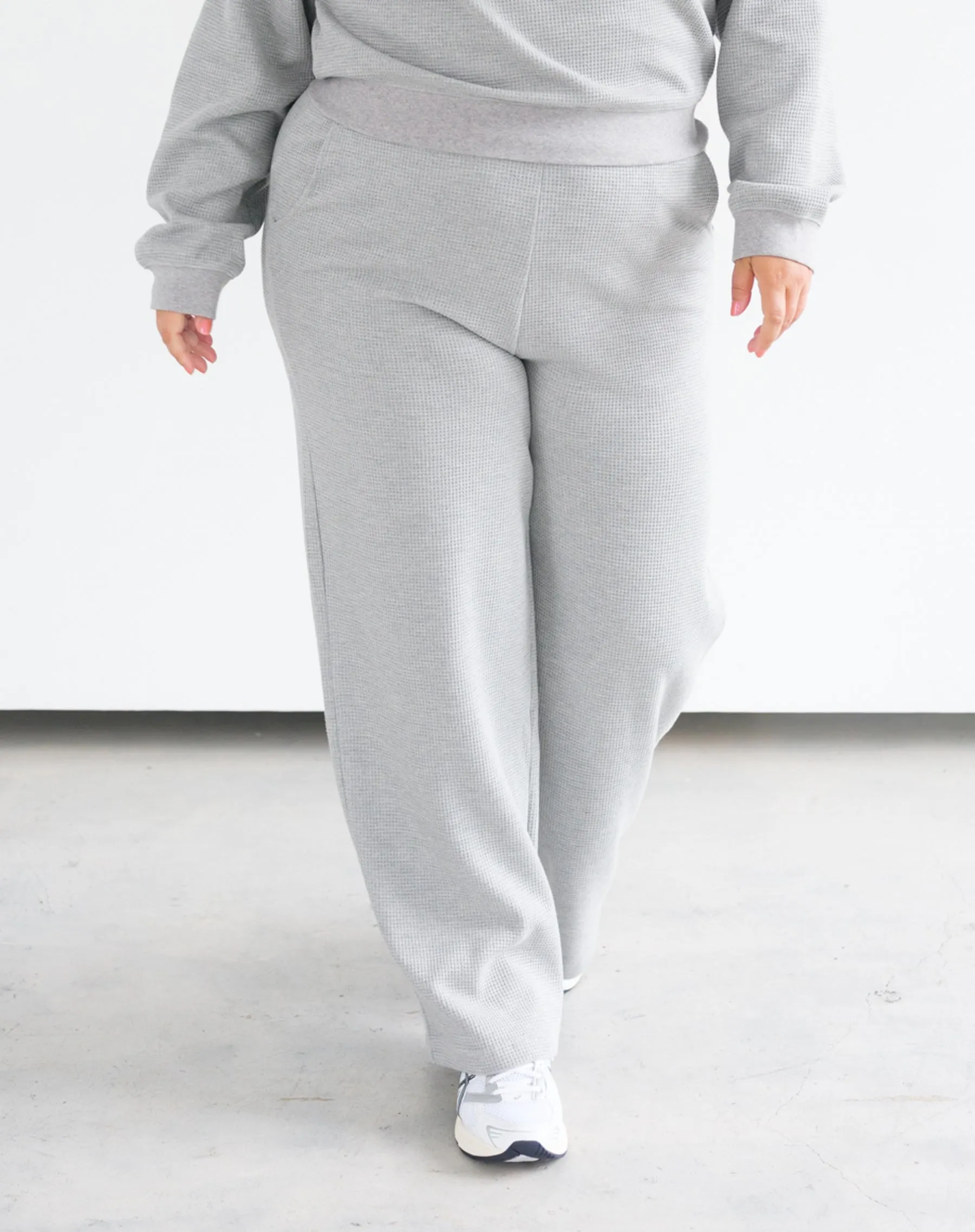 Waffle Wide Leg Pant sold by Brunette The Label product image thumbnail 5