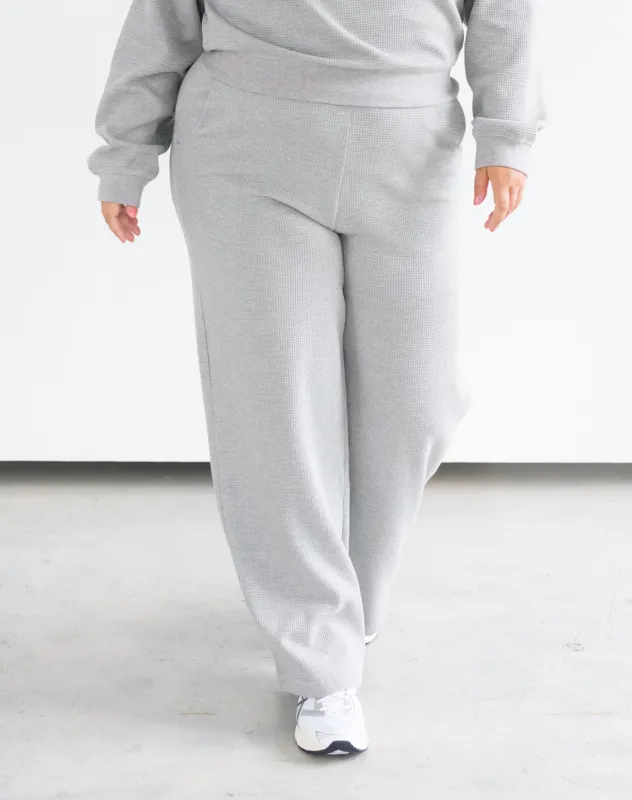 Waffle Wide Leg Pant sold by Brunette The Label