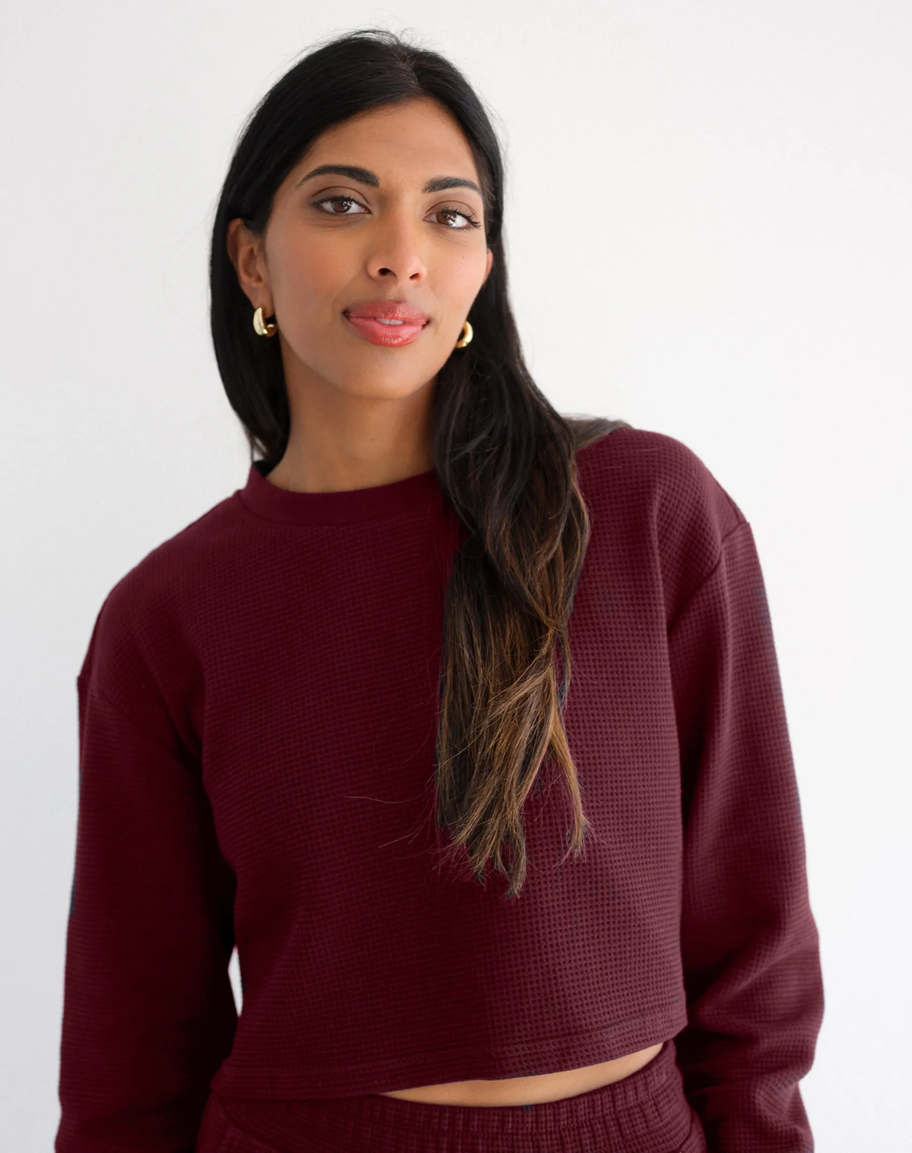 Waffle Boxy Shirt sold by Brunette The Label product image thumbnail 4