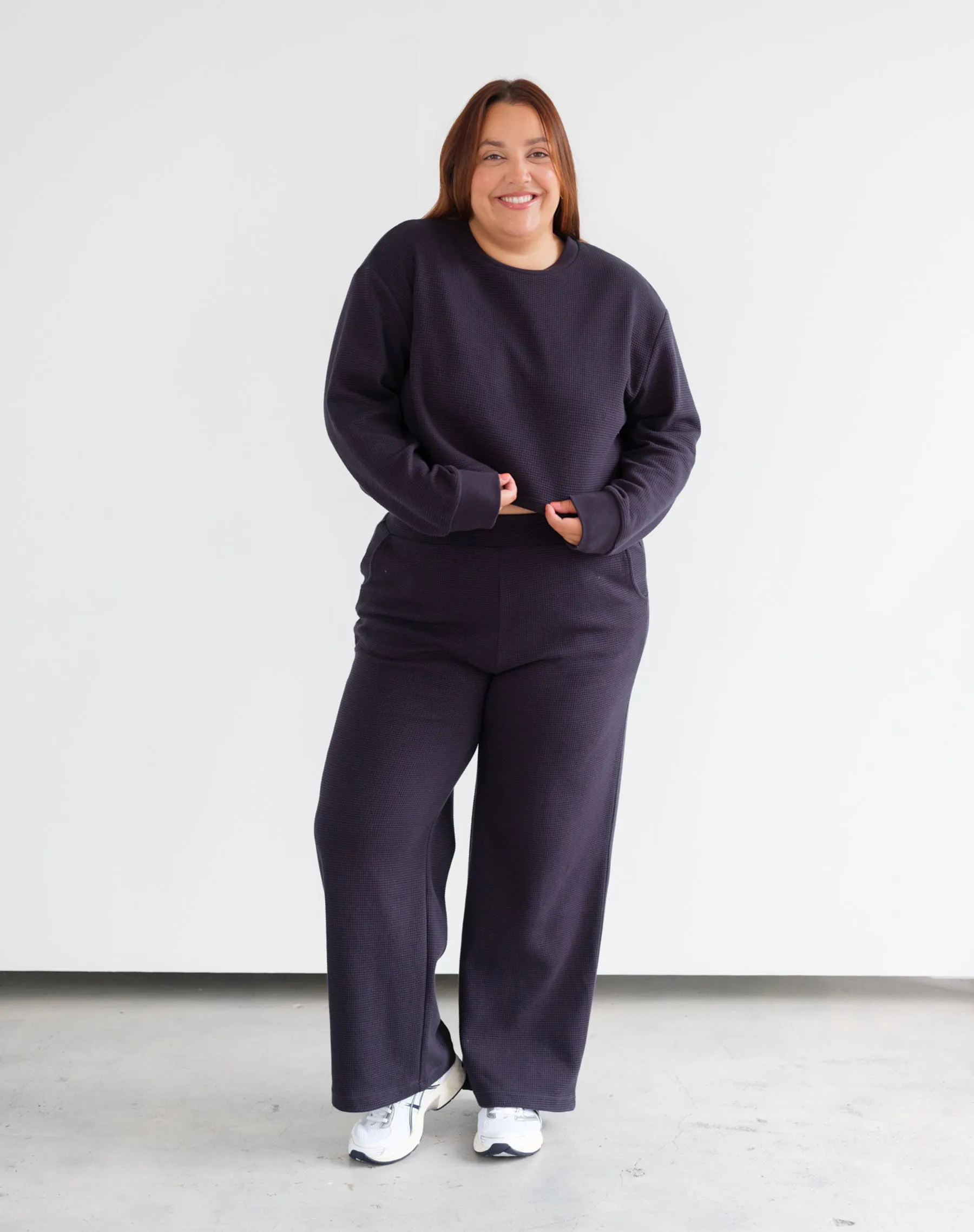 Waffle Boxy Shirt sold by Brunette The Label product image thumbnail 5