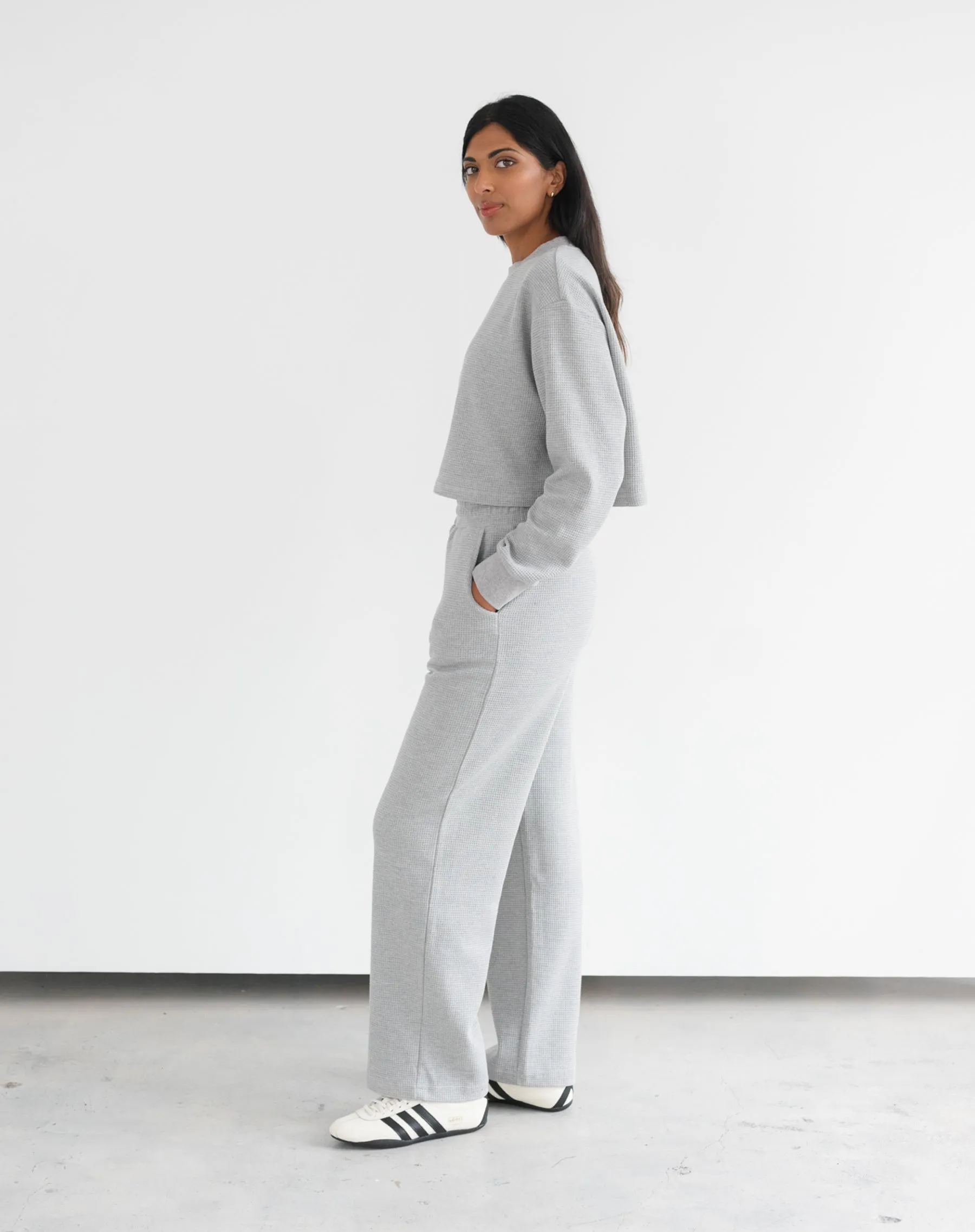 Waffle Boxy Shirt sold by Brunette The Label product image thumbnail 2