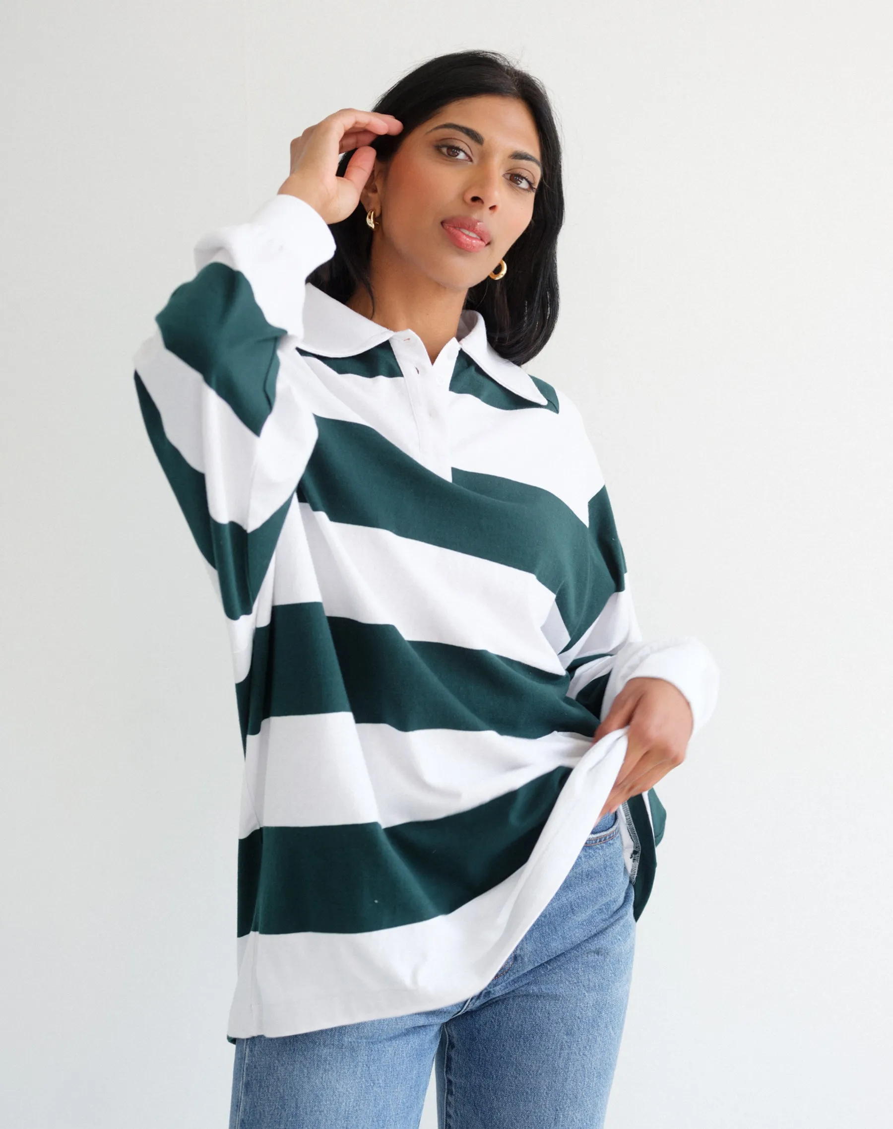 Rugby Polo Shirt sold by Brunette The Label product image thumbnail 5