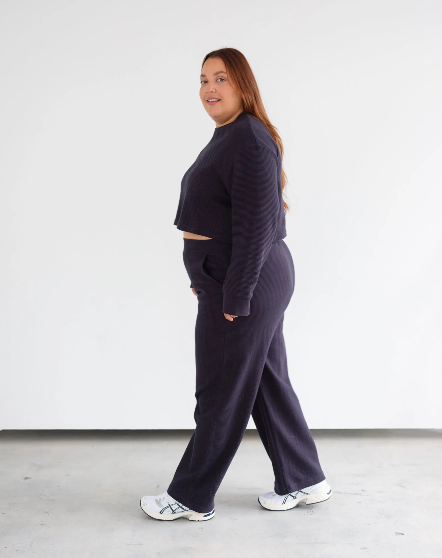 Waffle Boxy Shirt sold by Brunette The Label product image thumbnail 2