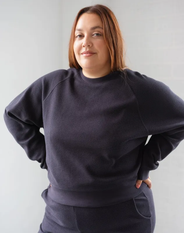 Waffle Raglan Shirt sold by Brunette The Label