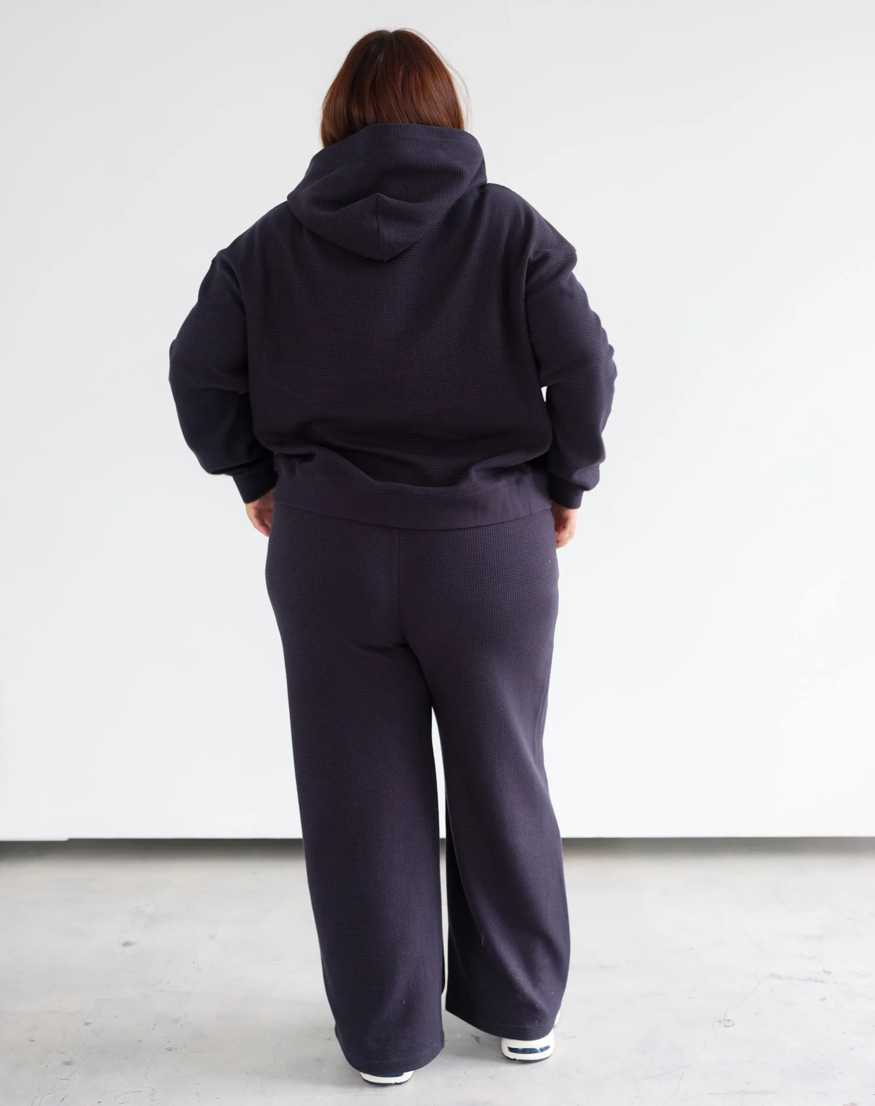 Waffle Full Zip Hoodie sold by Brunette The Label product image thumbnail 4