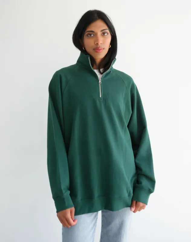Not Your Boyfriend's Half Zip Sweatshirt sold by Brunette The Label