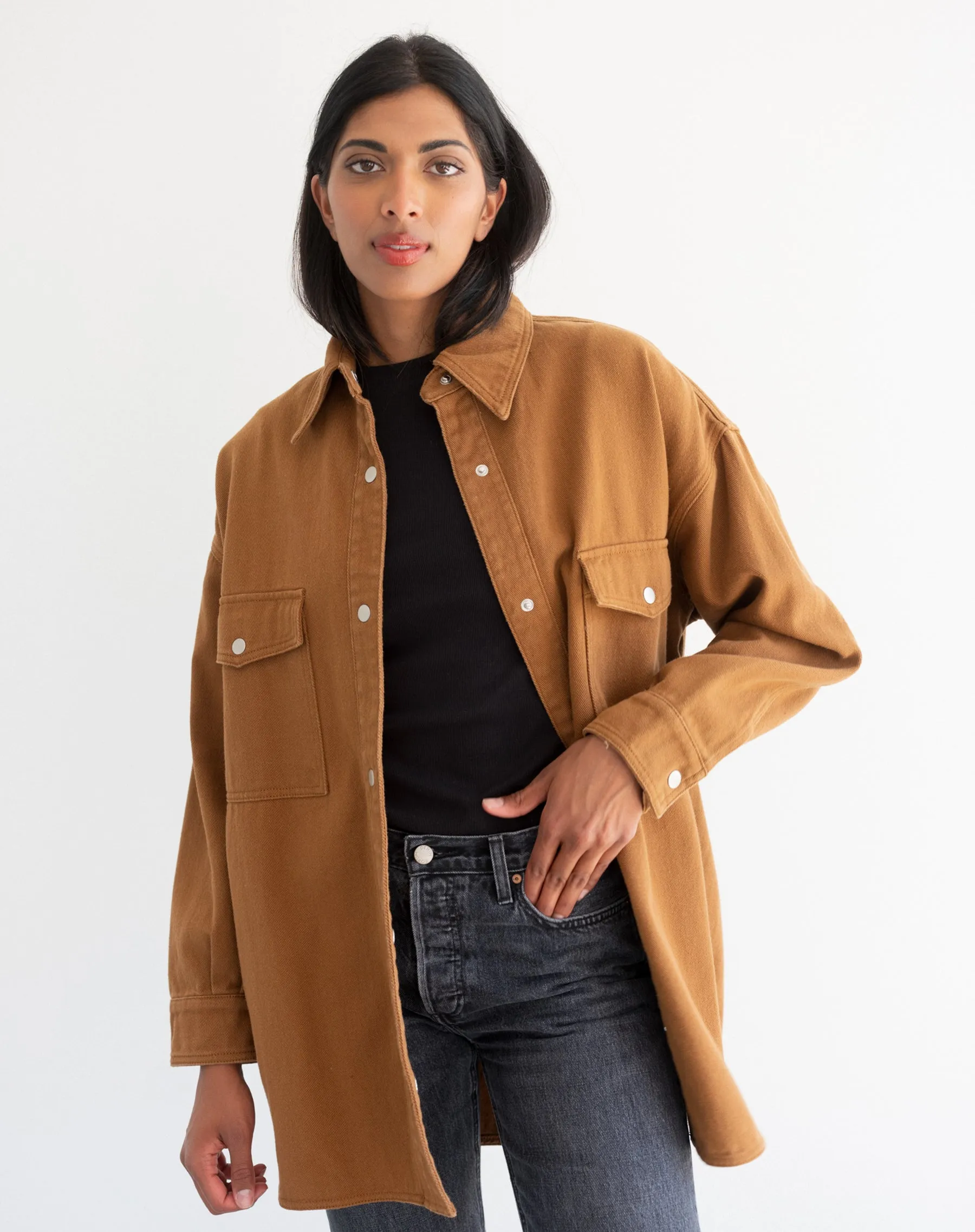 Denim Twill Jacket sold by Brunette The Label product image thumbnail 2