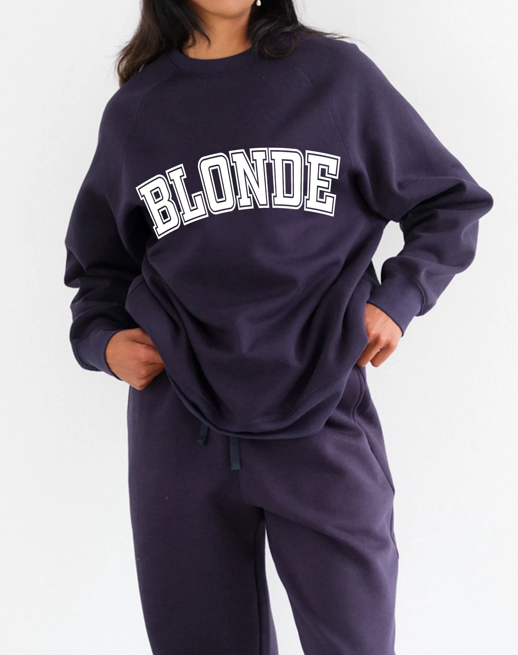 "Blonde" Varsity Hair Colour Not Your Boyfriend's Crew sold by Brunette The Label