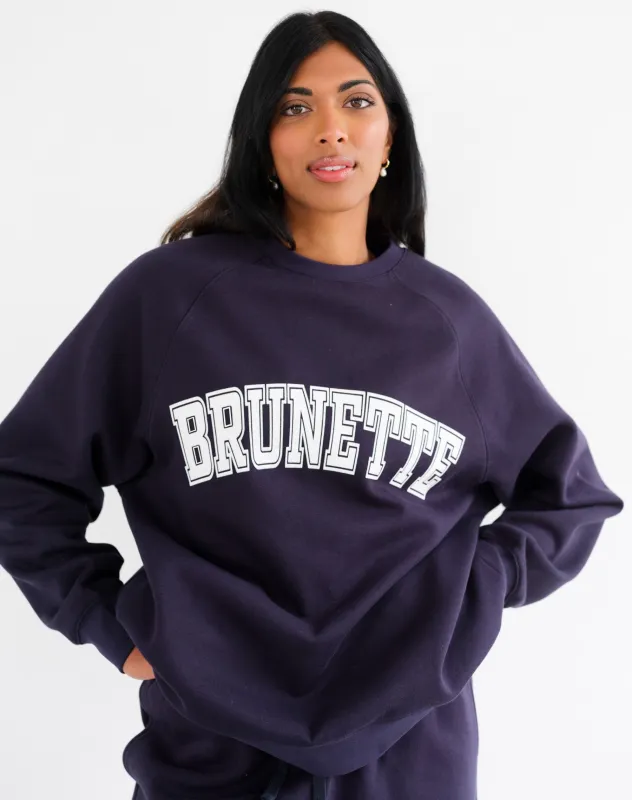 "Brunette" Varsity Hair Colour Not Your Boyfriend's Crew sold by Brunette The Label