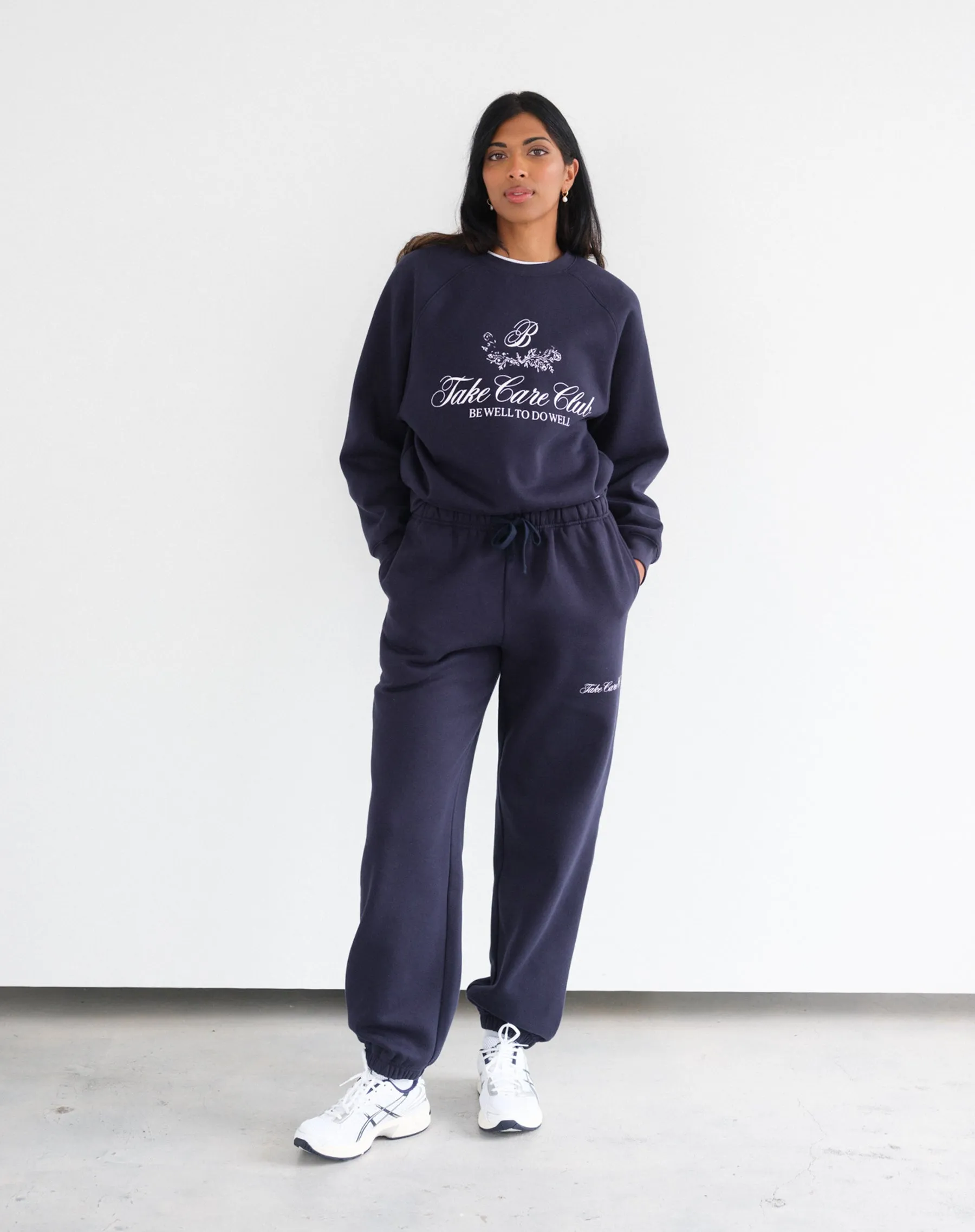 "Take Care Club" Oversized Joggers sold by Brunette The Label product image thumbnail 3