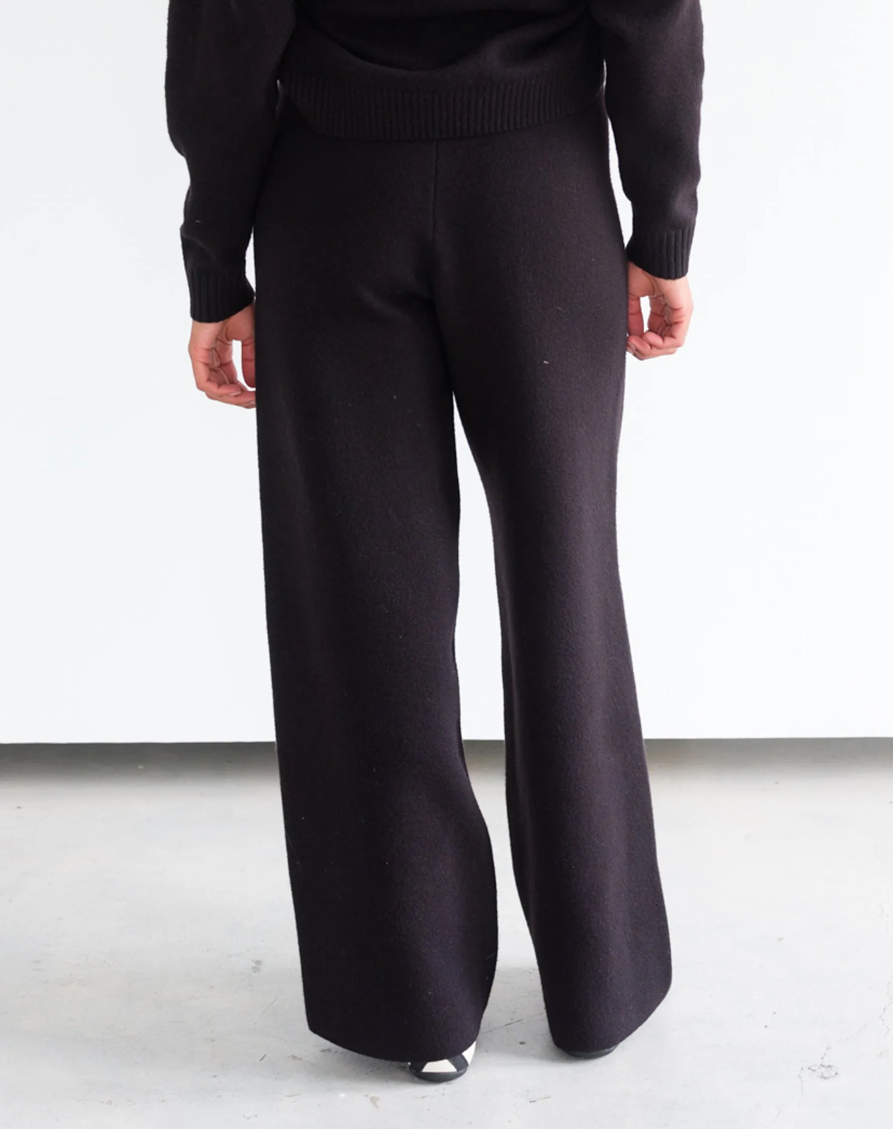 Knitted Wide Leg Pants sold by Brunette The Label product image thumbnail 4