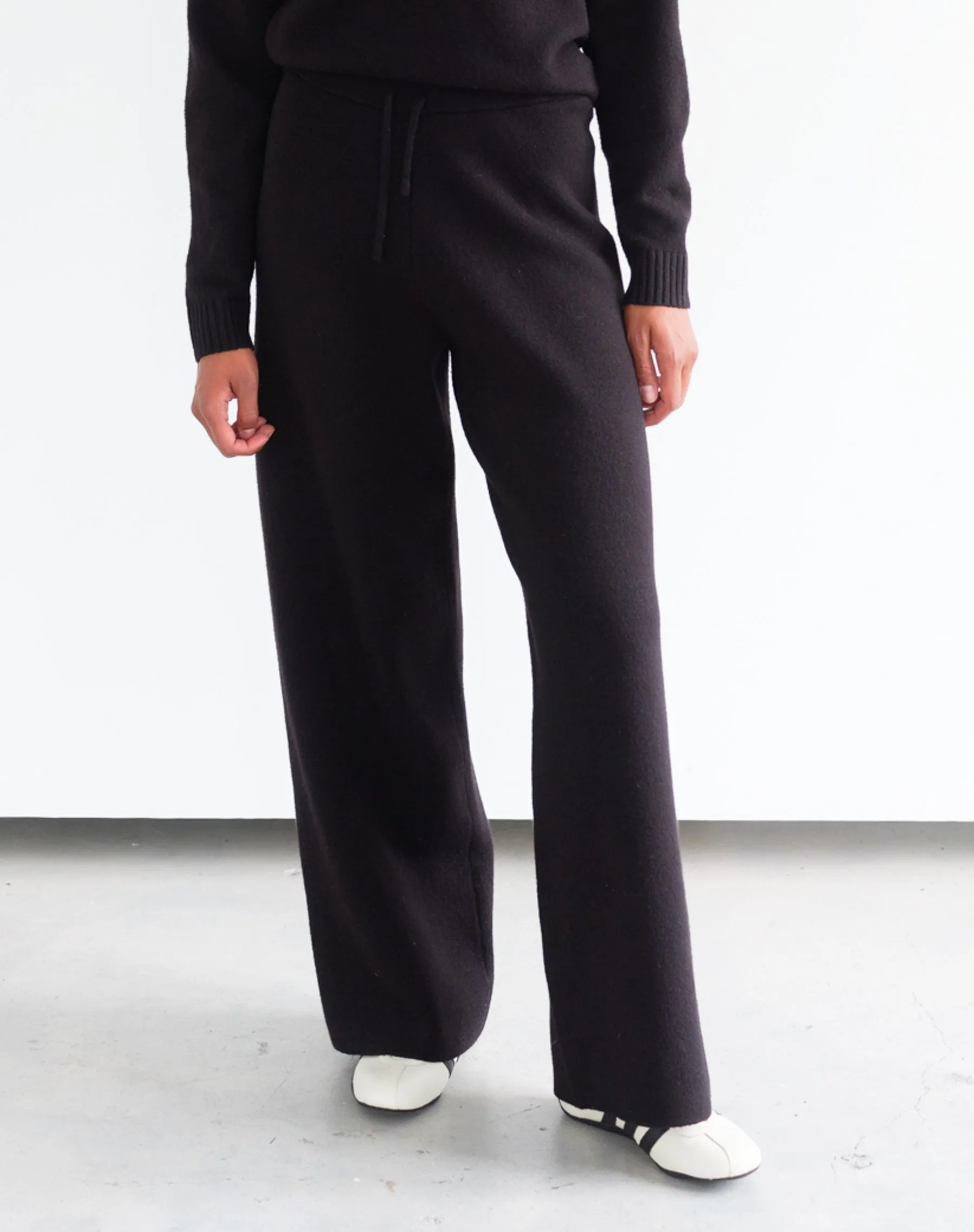 Knitted Wide Leg Pants sold by Brunette The Label product image thumbnail 3
