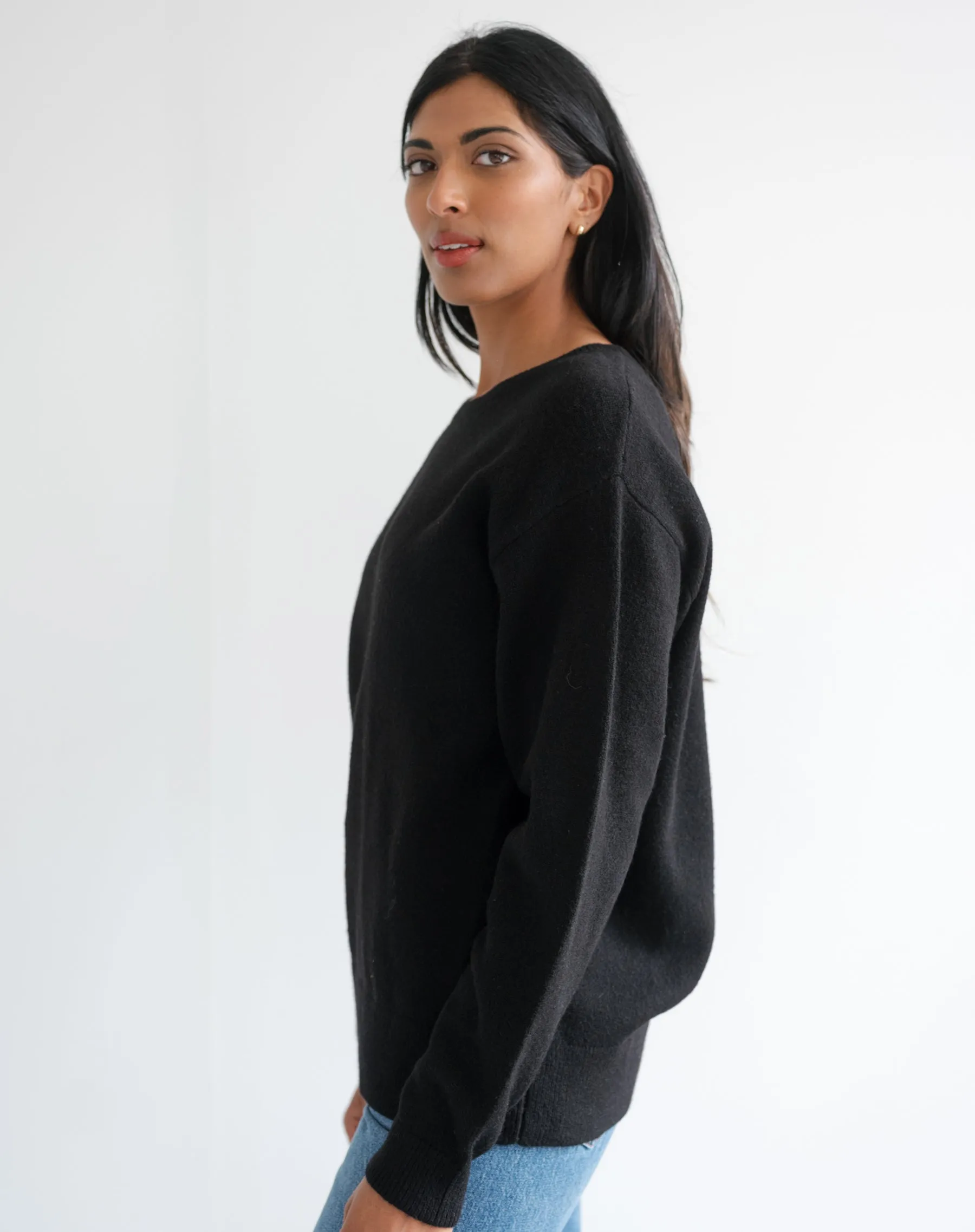 Oversized Knit Crew sold by Brunette The Label product image thumbnail 3