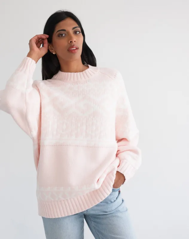 Fair Isle Knit Sweater sold by Brunette The Label