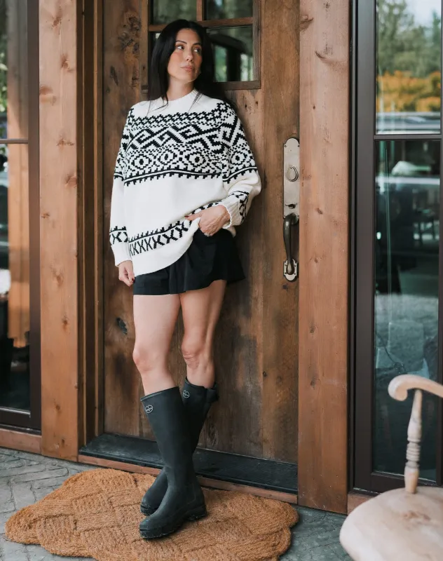 Fair Isle Knit Sweater sold by Brunette The Label
