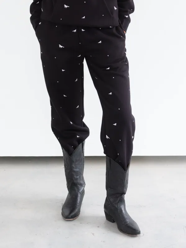 All Over Horse Oversized Jogger sold by Brunette The Label