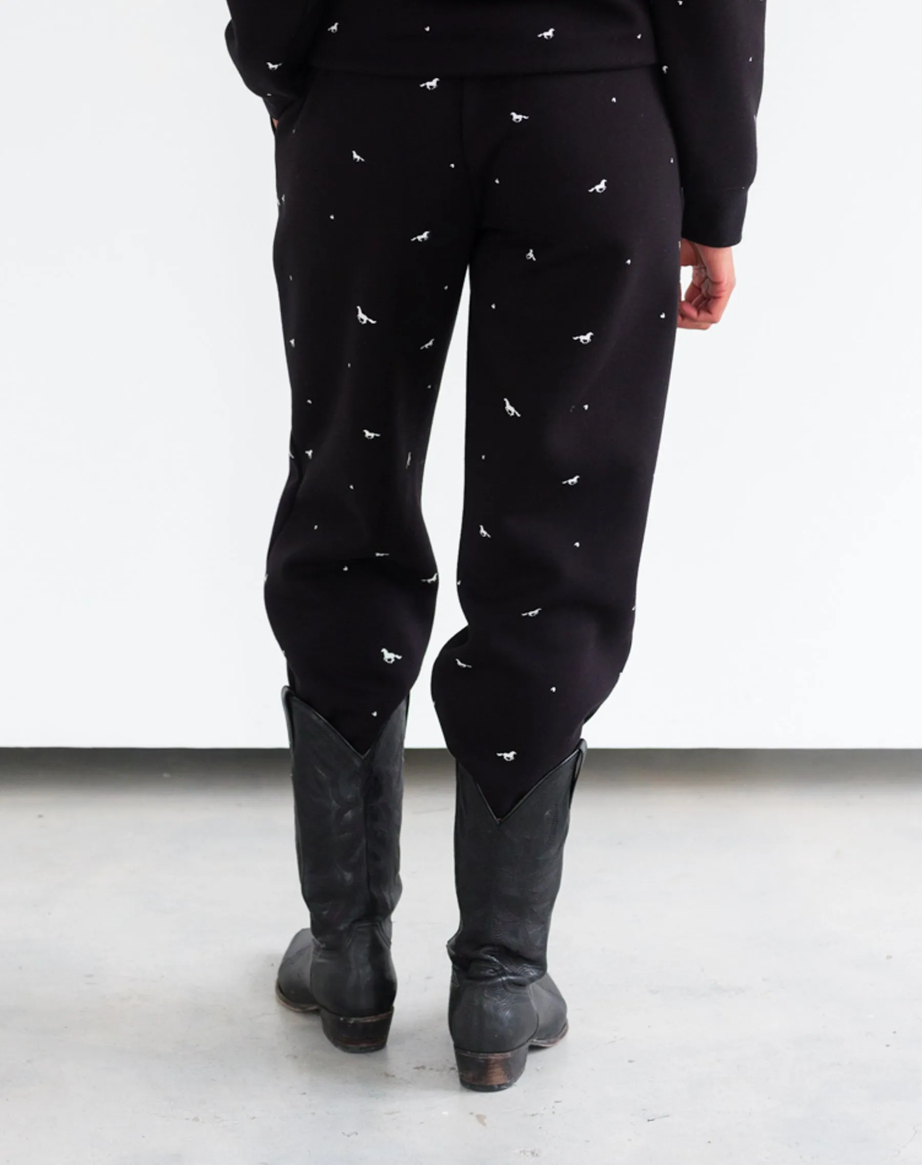 All Over Horse Oversized Jogger sold by Brunette The Label product image thumbnail 2