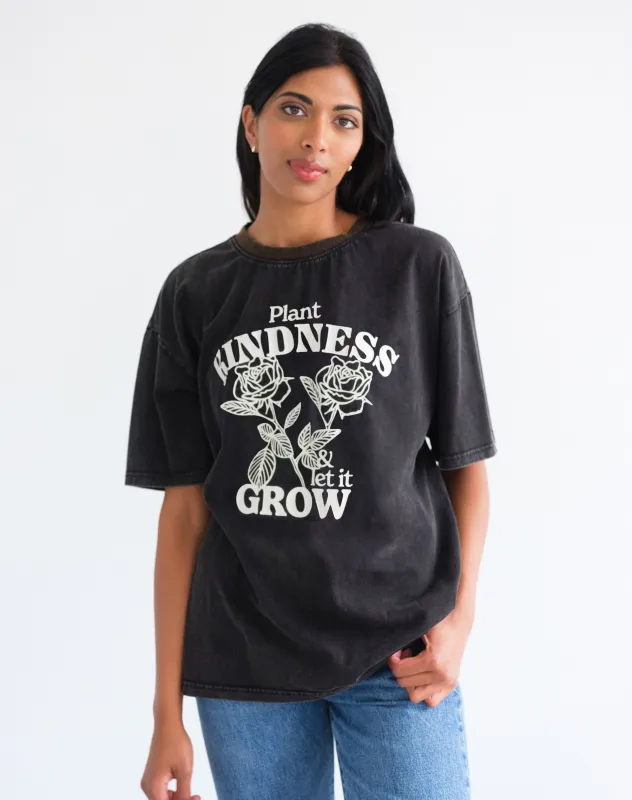"Kindness" Oversized Tee sold by Brunette The Label