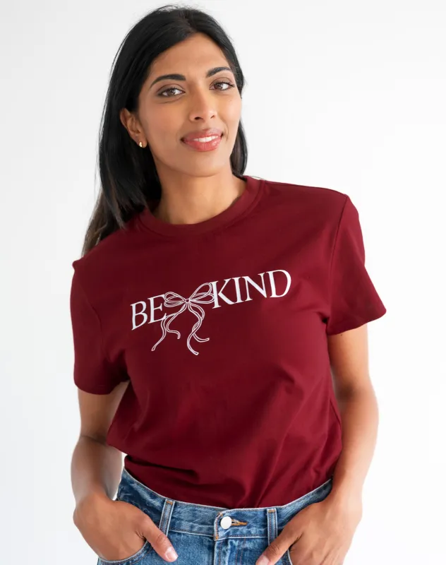 "Be Kind" Regular Tee made by Brunette The Label