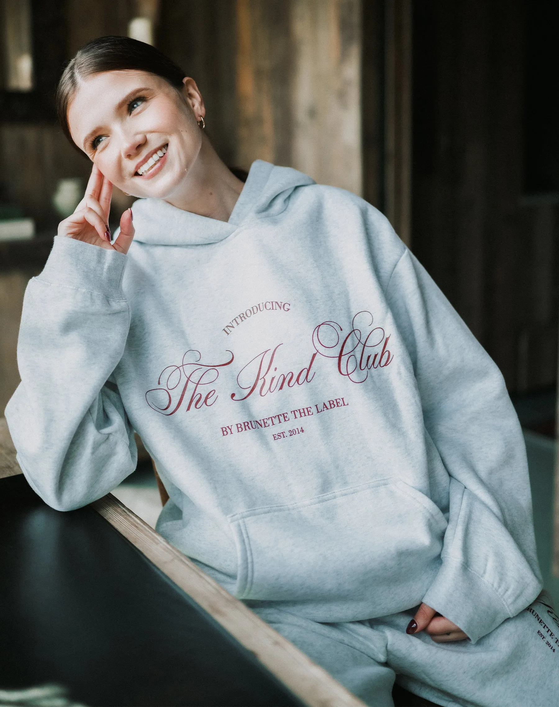 "Kind Club" Classic Hoodie sold by Brunette The Label