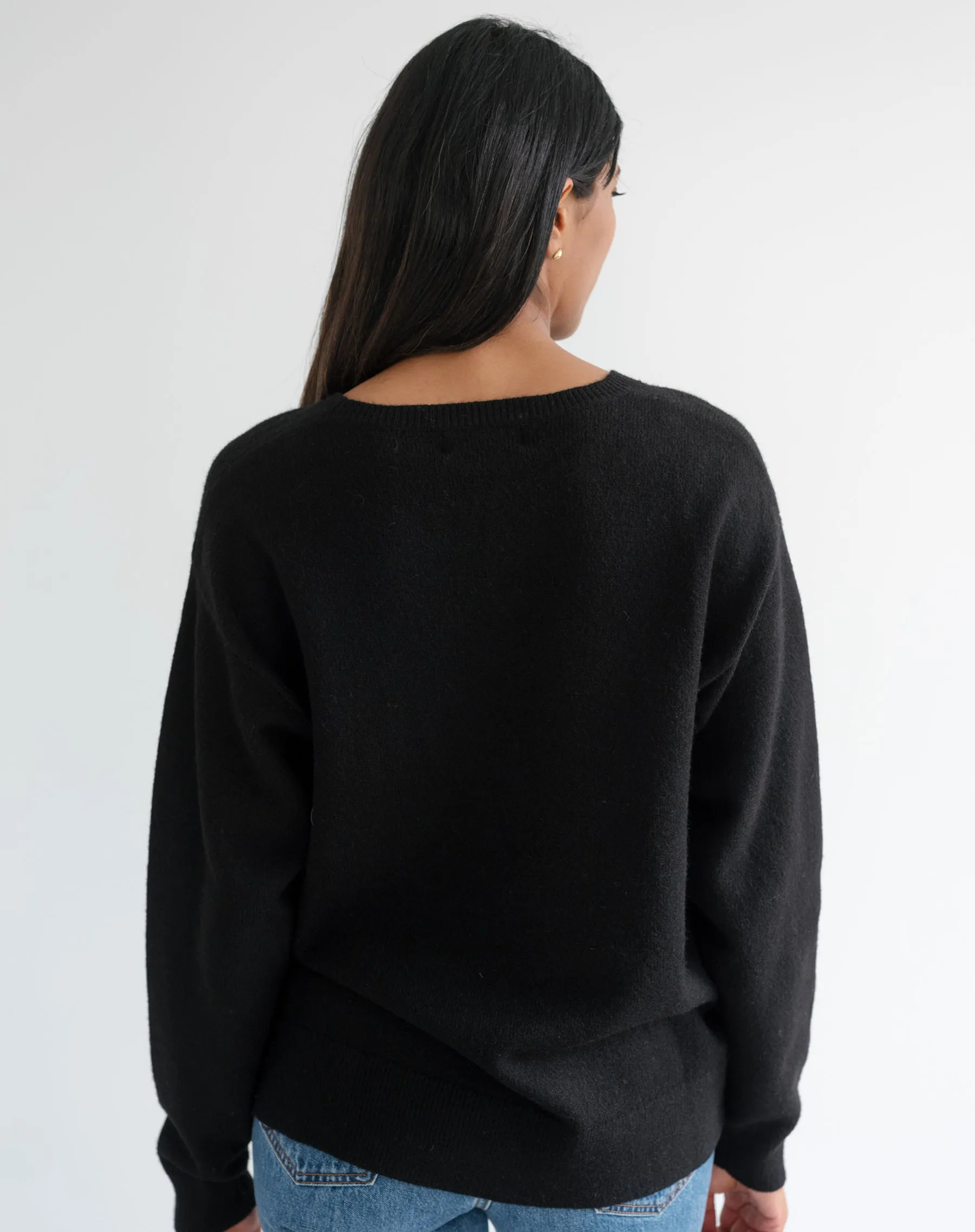 Oversized Knit Crew sold by Brunette The Label product image thumbnail 3