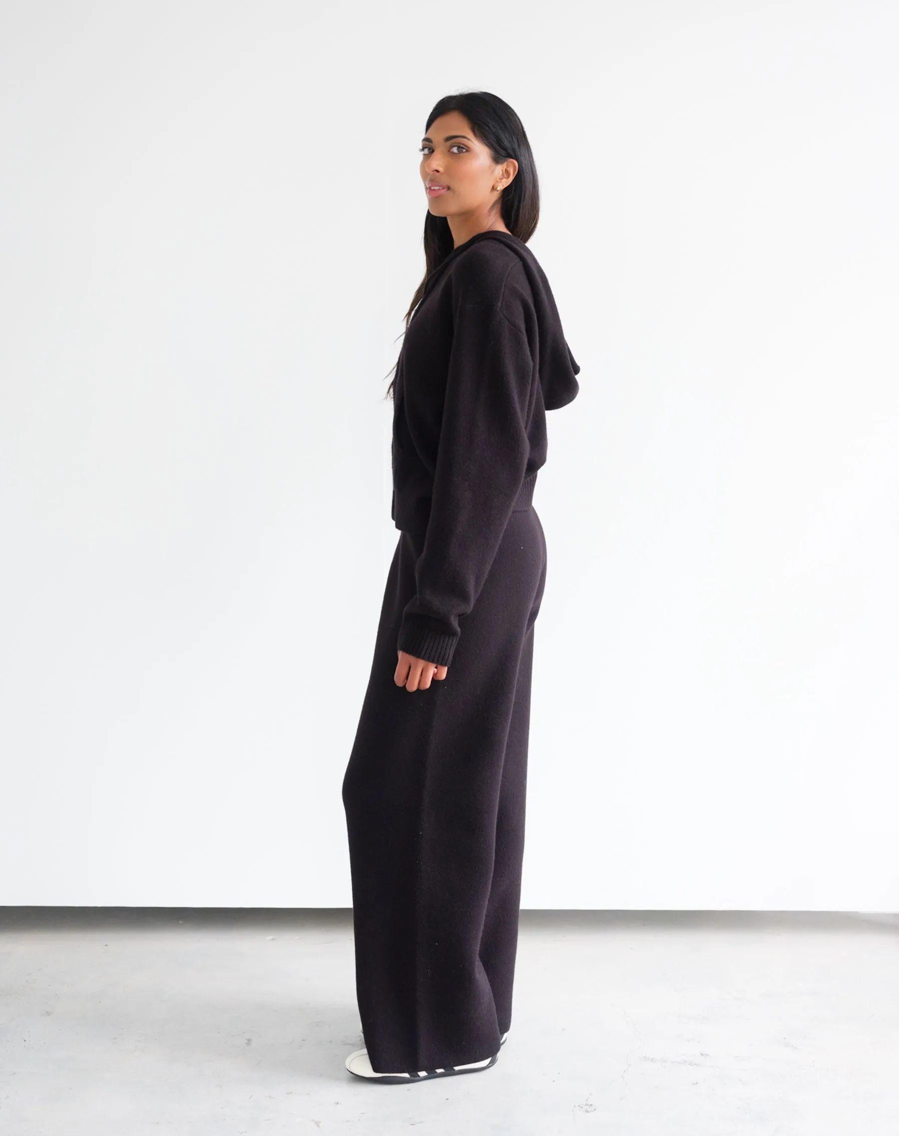 Full Zip Knit Sweater sold by Brunette The Label product image thumbnail 2