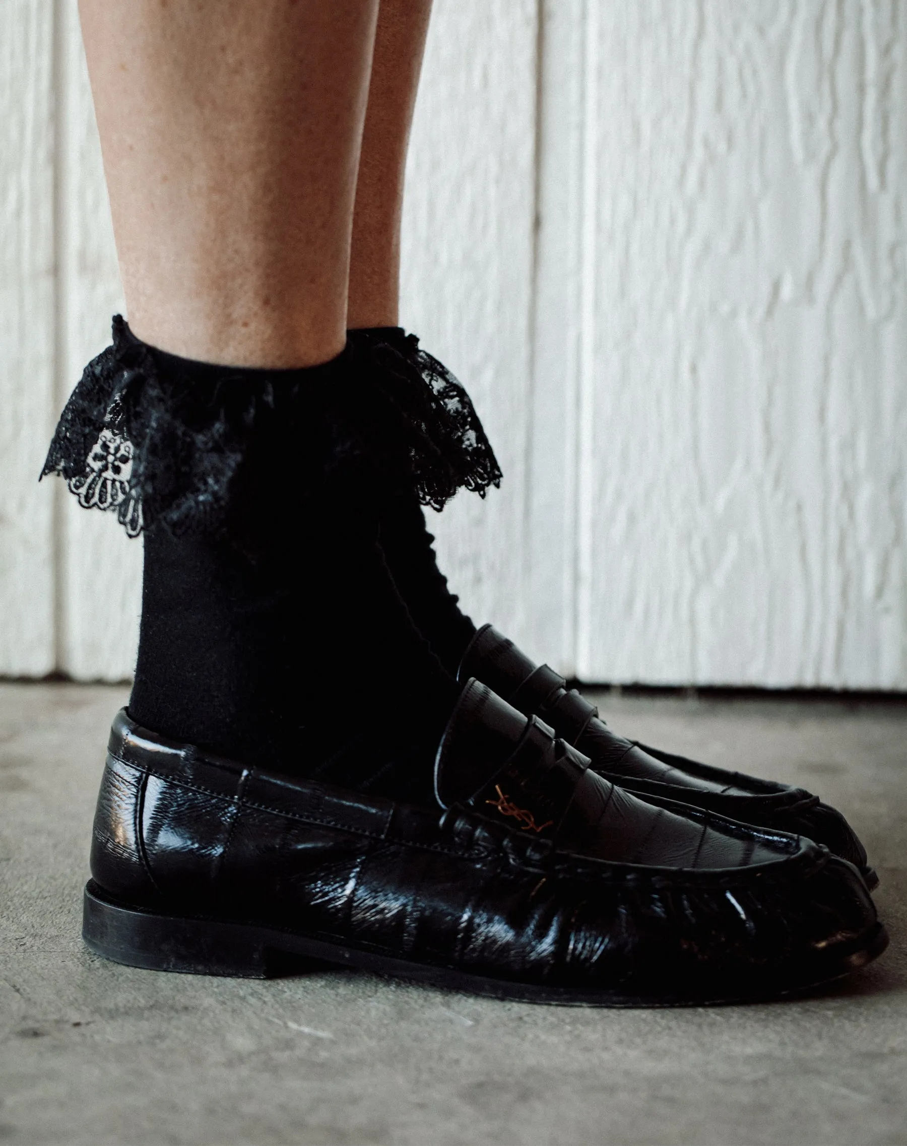 Lace Trim Socks sold by Brunette The Label product image thumbnail 2