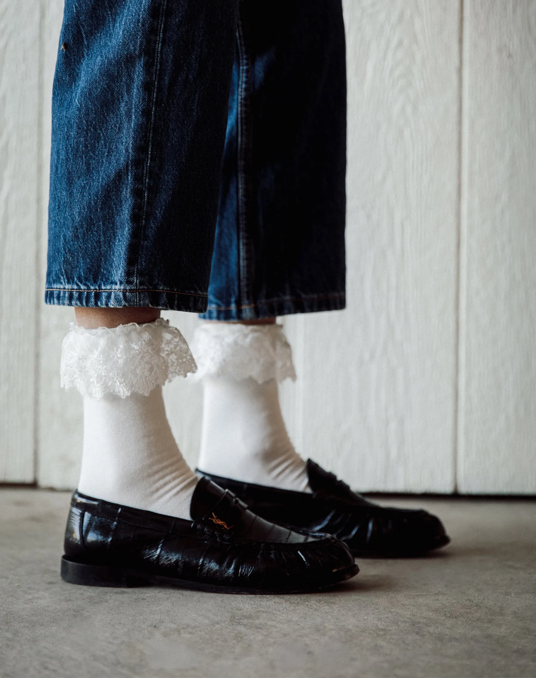 Lace Trim Socks sold by Brunette The Label product image thumbnail 3
