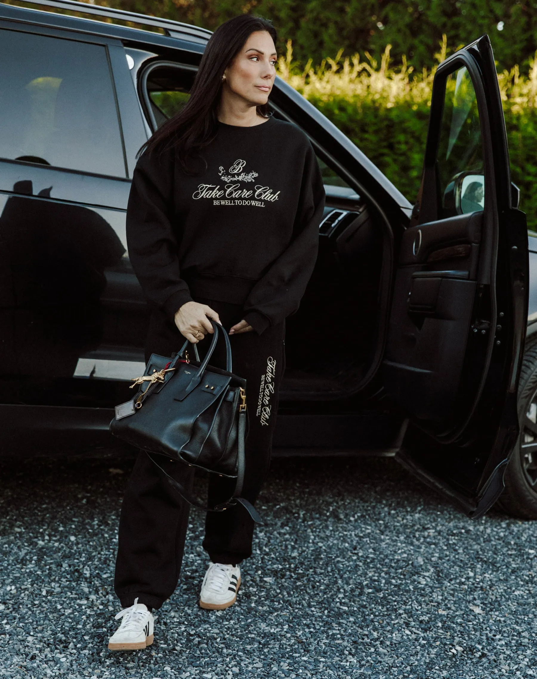 "Take Care Club" Girlfriend Crew sold by Brunette The Label