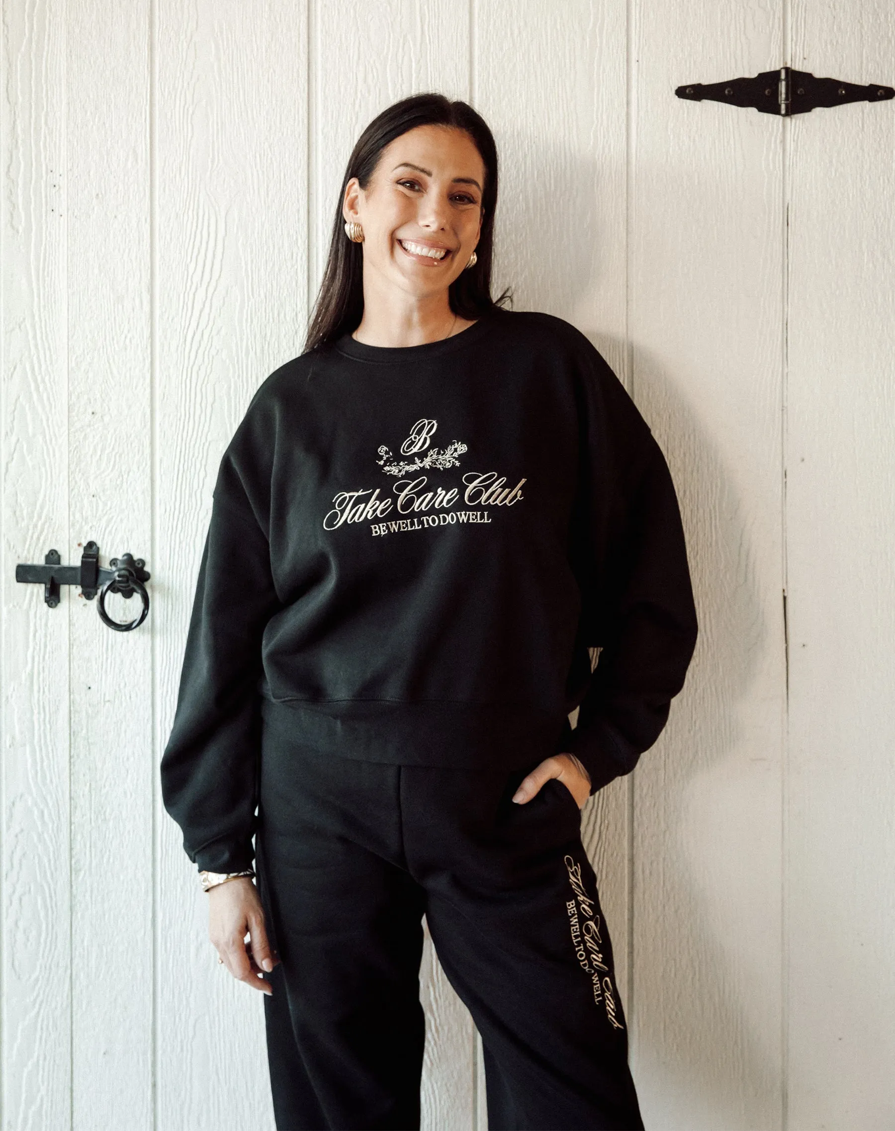 "Take Care Club" Girlfriend Crew sold by Brunette The Label product image thumbnail 2