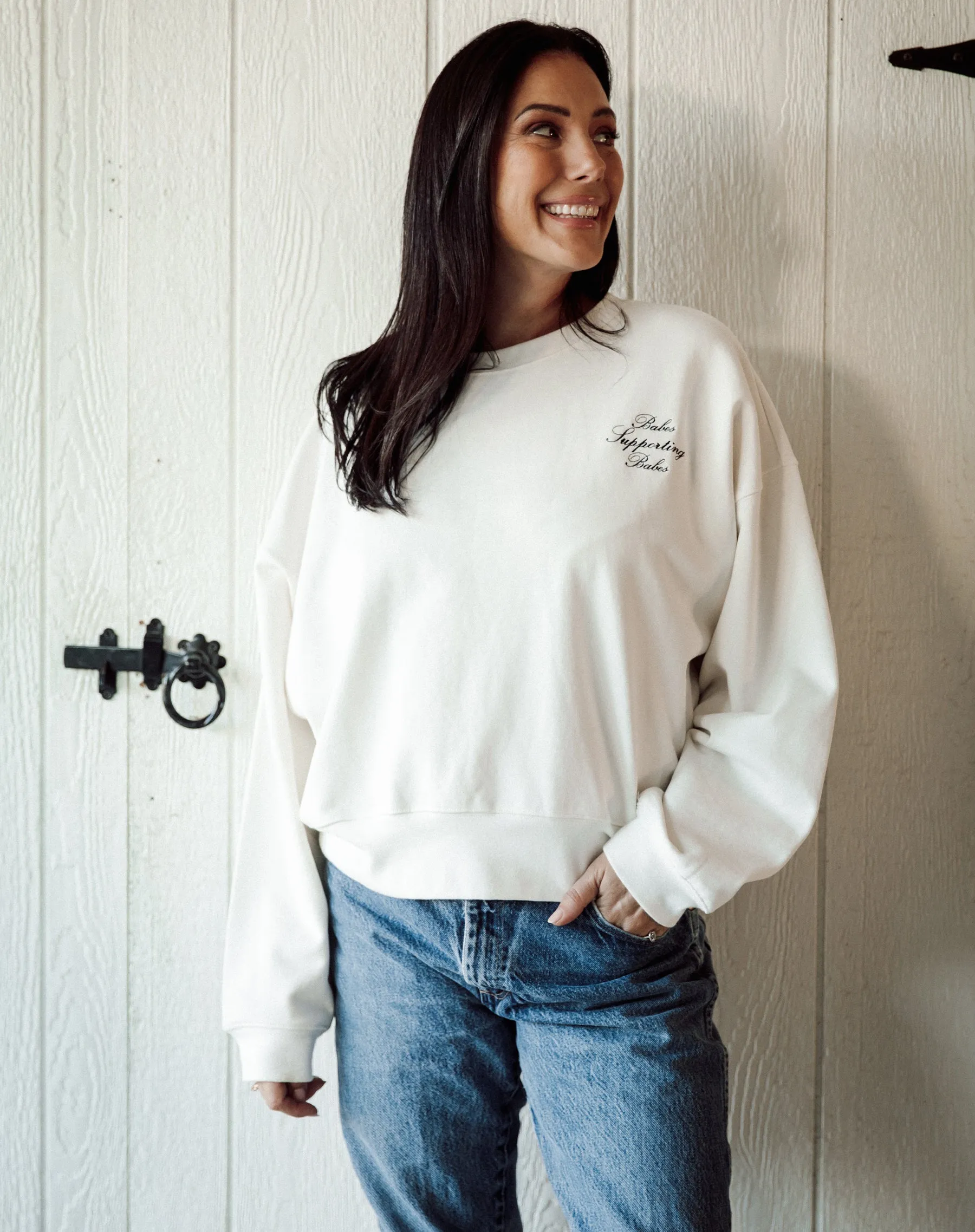 "Babes Supporting Babes" Girlfriend Crew sold by Brunette The Label product image thumbnail 2