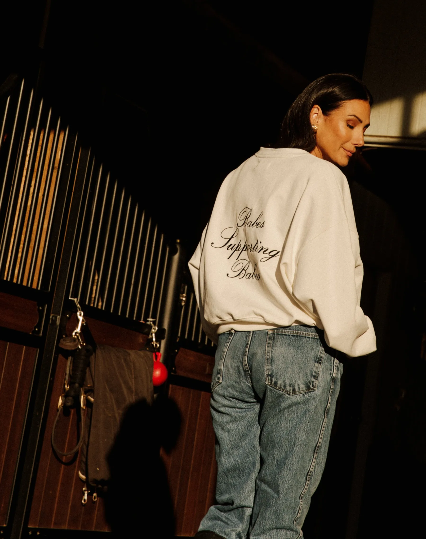 "Babes Supporting Babes" Girlfriend Crew sold by Brunette The Label