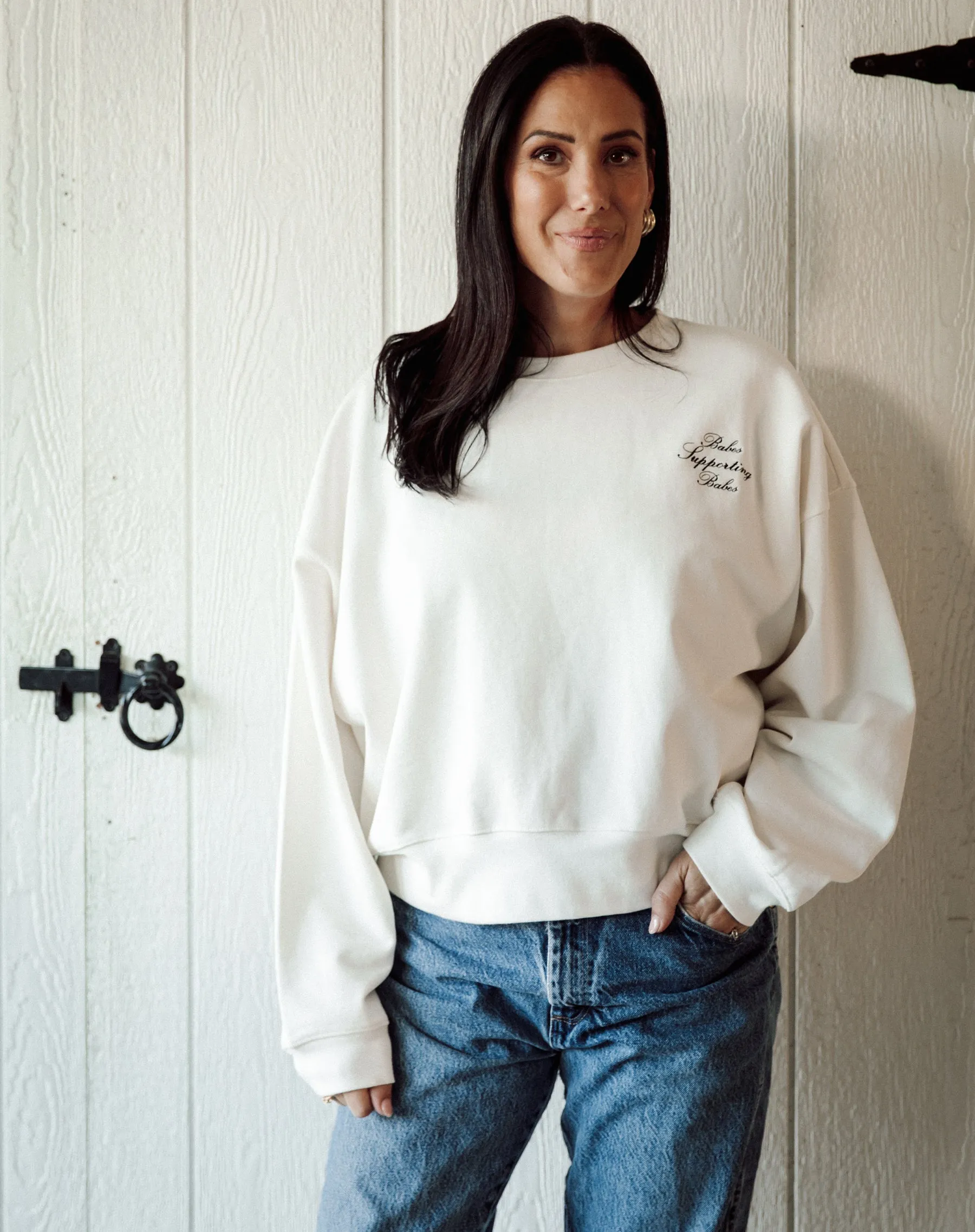 "Babes Supporting Babes" Girlfriend Crew sold by Brunette The Label product image thumbnail 4