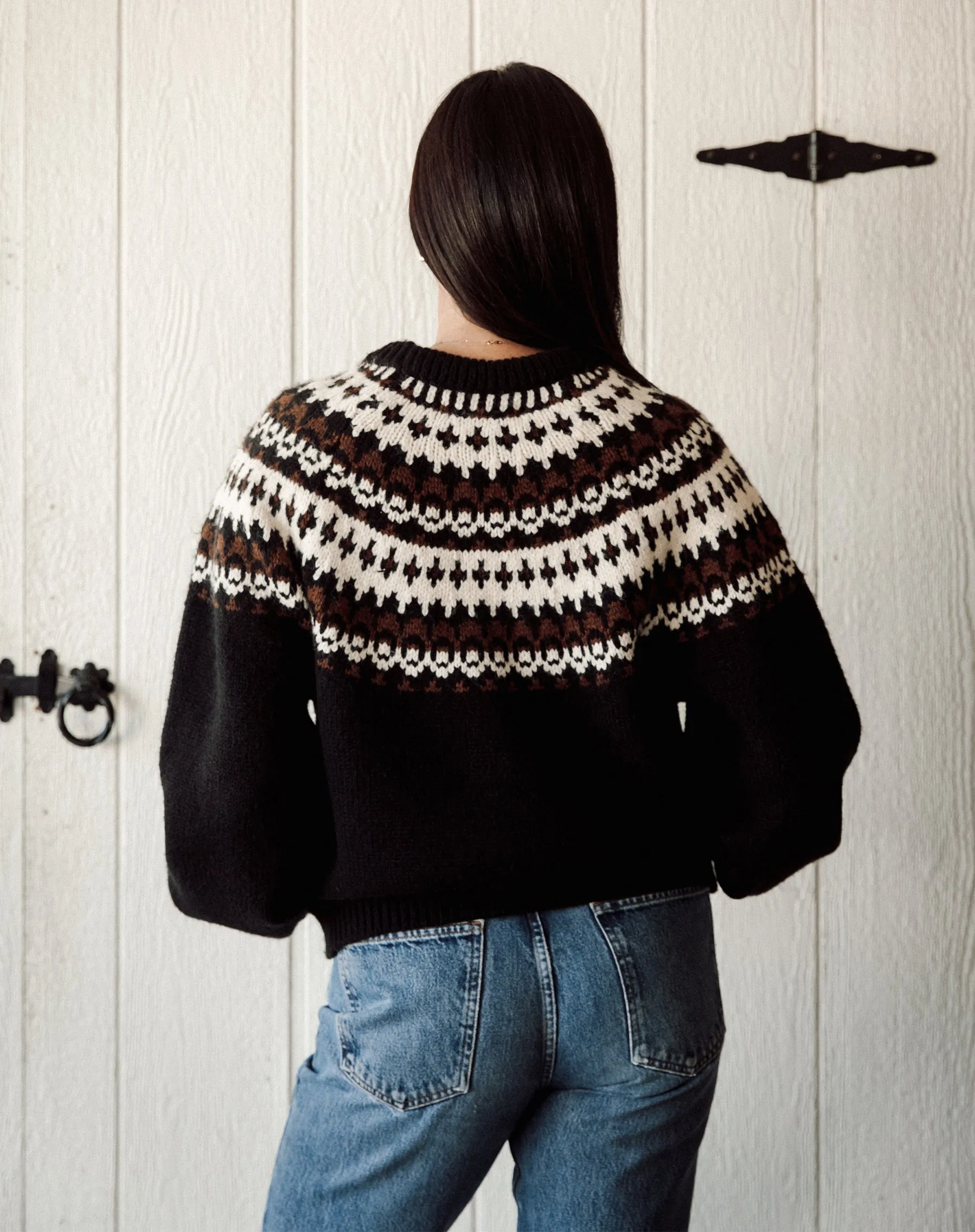 Fair Isle Jacquard Sweater sold by Brunette The Label product image thumbnail 5