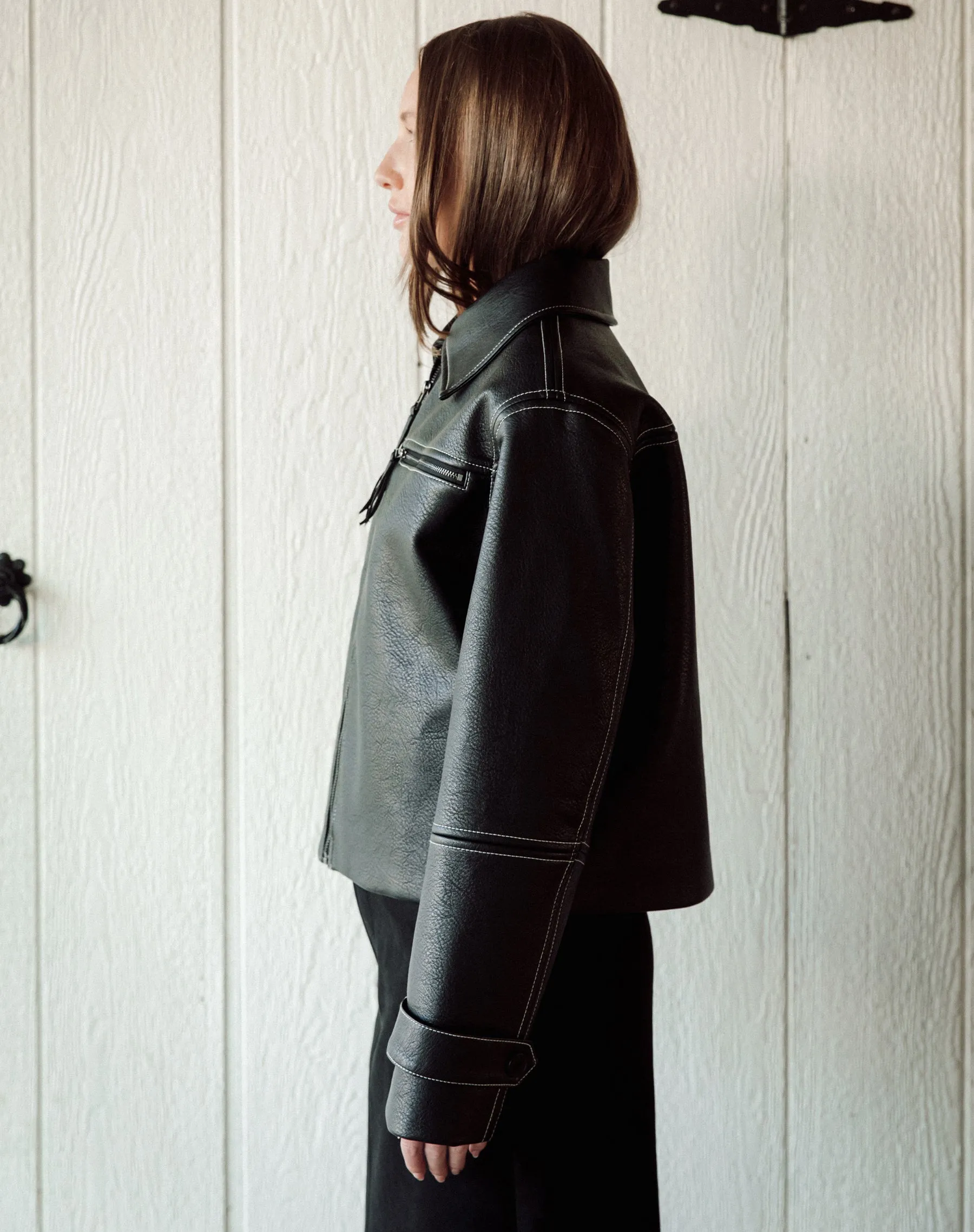 Motorbike Jacket sold by Brunette The Label product image thumbnail 3