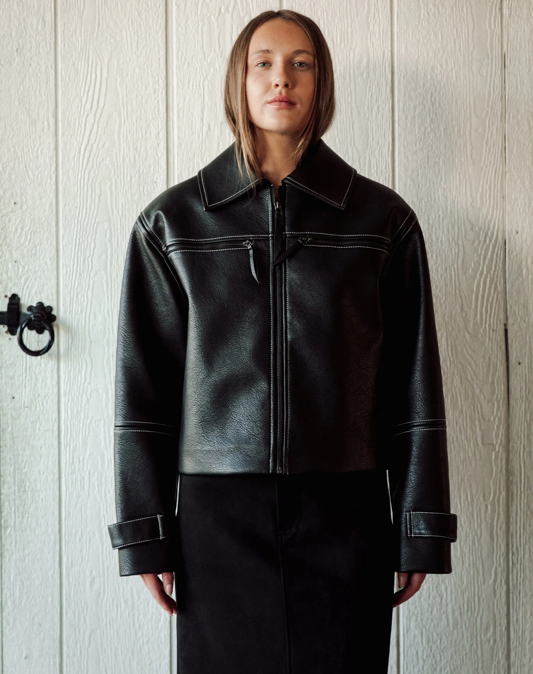 Motorbike Jacket sold by Brunette The Label product image thumbnail 2