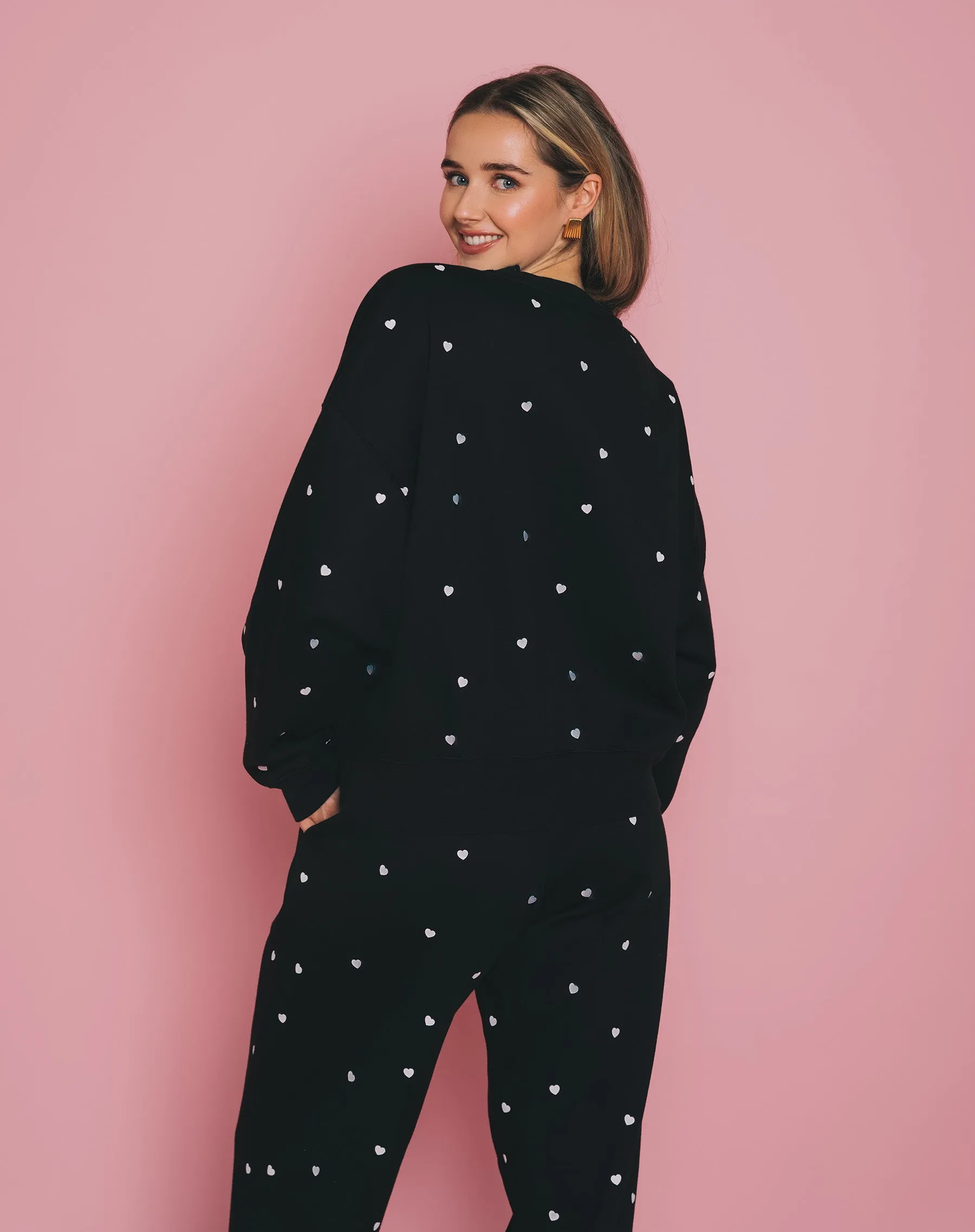 Tiny Heart Girlfriend Crew sold by Brunette The Label product image thumbnail 3