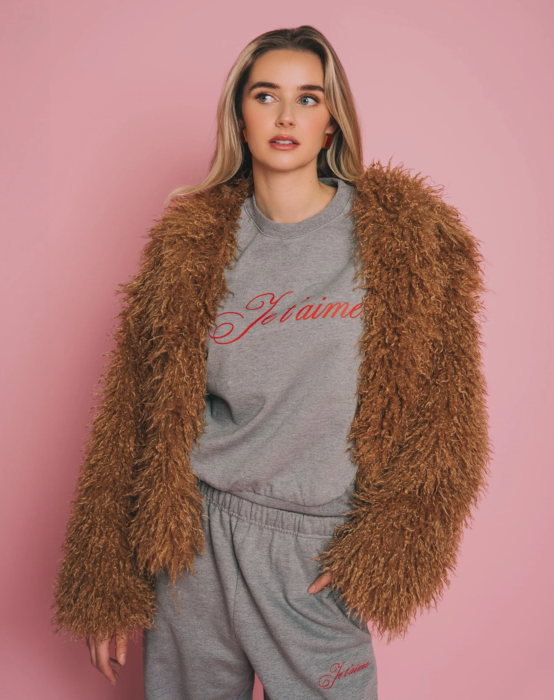 "Je t'aime" Cousin Crew sold by Brunette The Label product image thumbnail 5