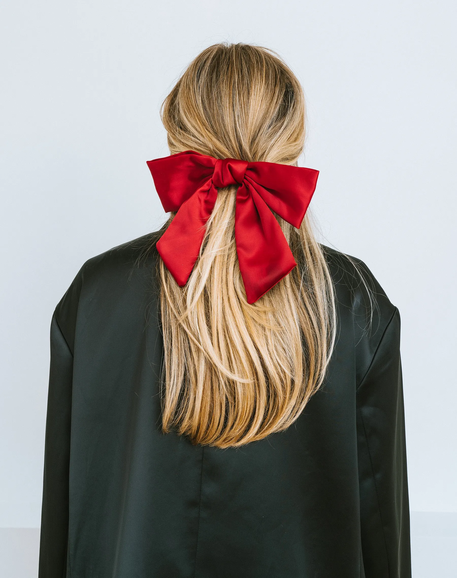 Satin Hair Bow sold by Brunette The Label product image thumbnail 2