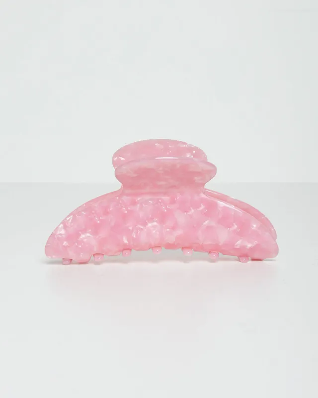 Claw Clip | Pink Marble made by Brunette The Label