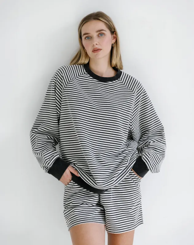 Striped Crew made by Brunette The Label