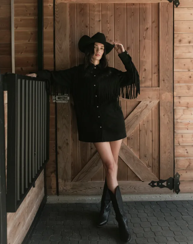 Fringe Jacket made by Brunette The Label