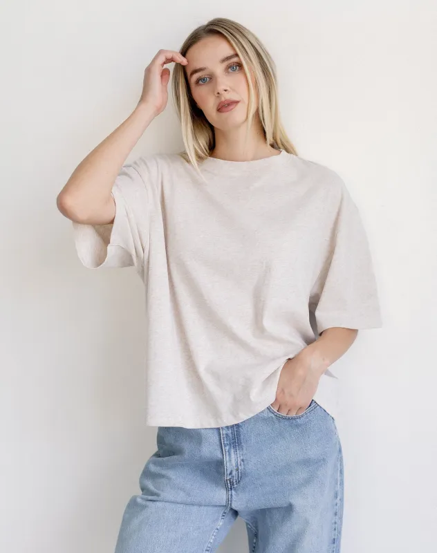 Boxy Tee made by Brunette The Label