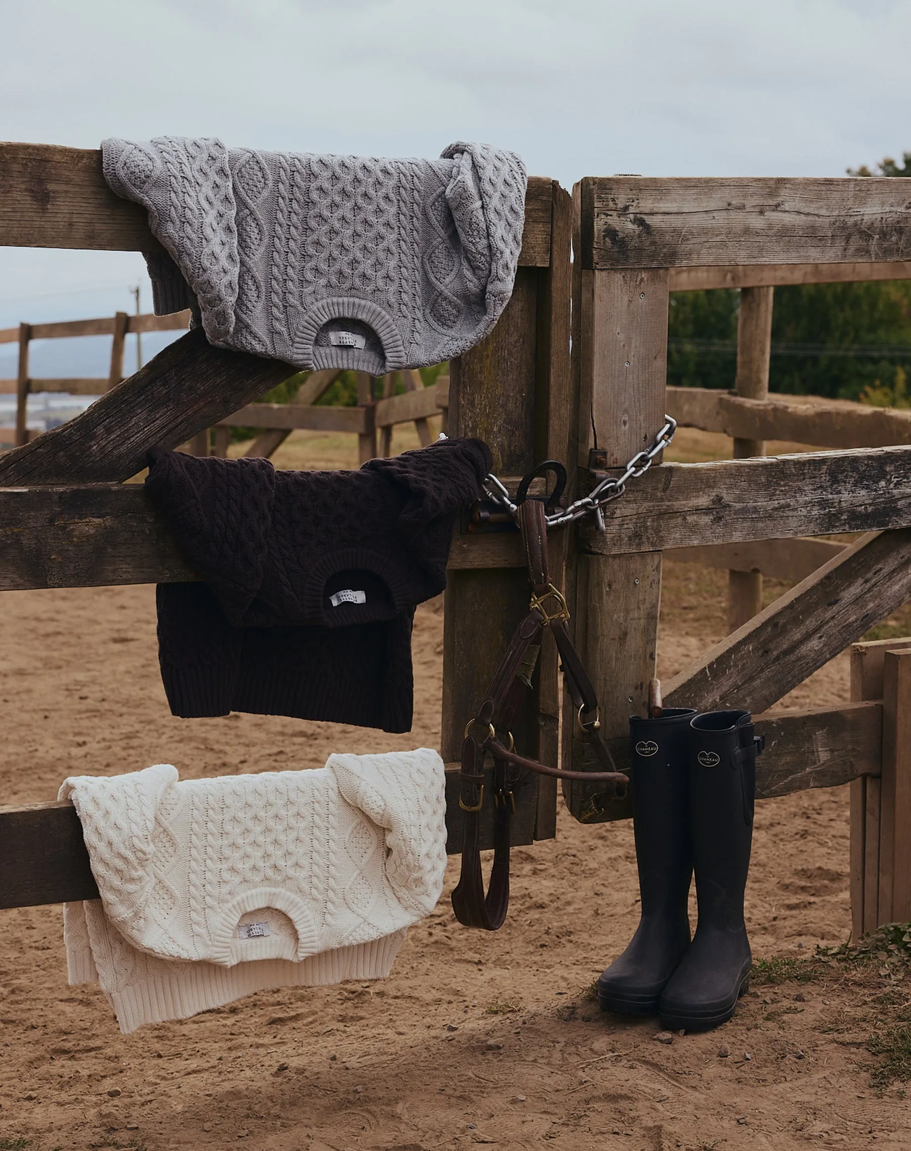 Irish Cable Knit Sweater sold by Brunette The Label product image thumbnail 2
