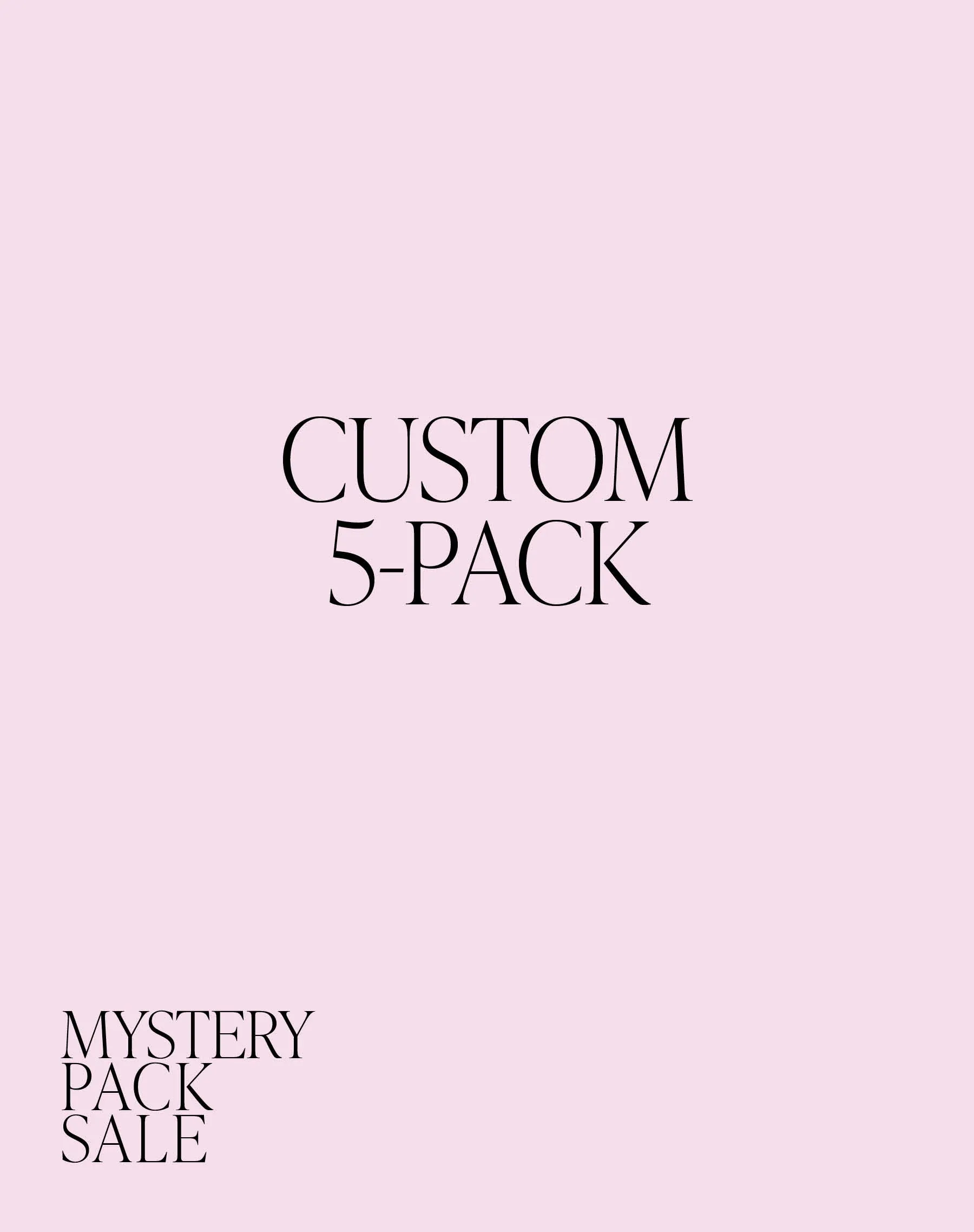 5-Pack Mystery Item | Custom Mystery Pack sold by Brunette The Label