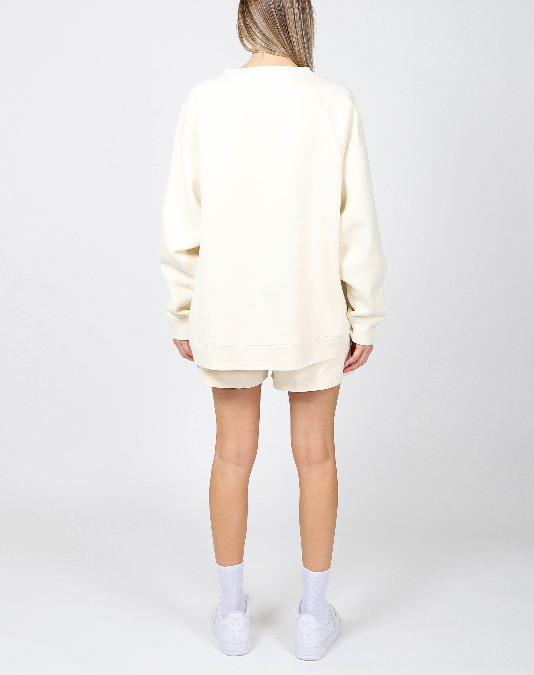 The "NATURAL" Not Your Boyfriend's Crew Neck Sweatshirt | Almond Milk sold by Brunette The Label product image thumbnail 5